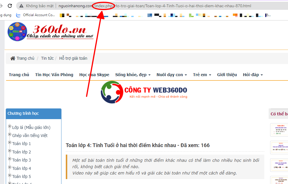 bỏ index php trong url nukeviet