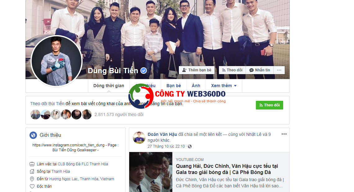 Dịch vụ tăng lượt theo dõi trên facebook