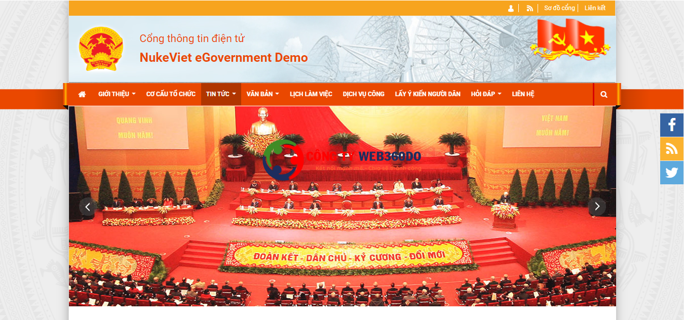 Thiết kế website tin tức cổng thông tin