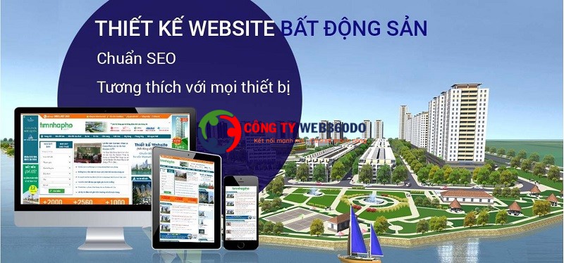 Thiết kế web bất động sản