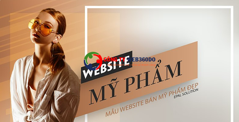 Thiết kế web mỹ phẩm đẹp
