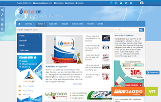 nukeviet cms 4 0 rc2 homepage