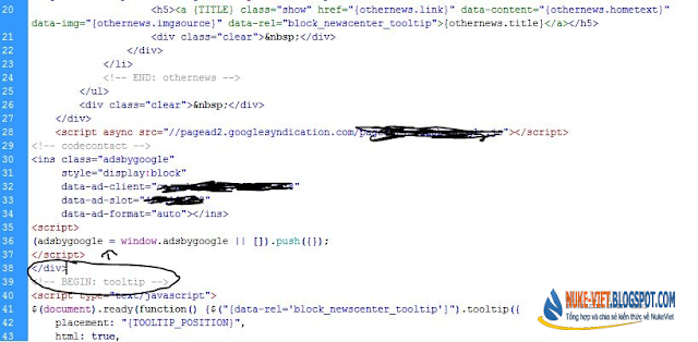 quang cao google adsense nukeviet